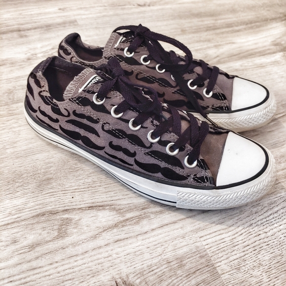 mustache converse